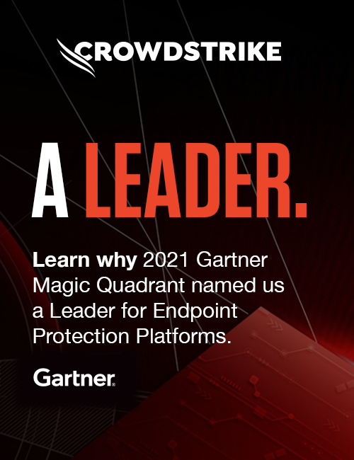 2021 Gartner Magic Quadrant For EPP CrowdStrike
